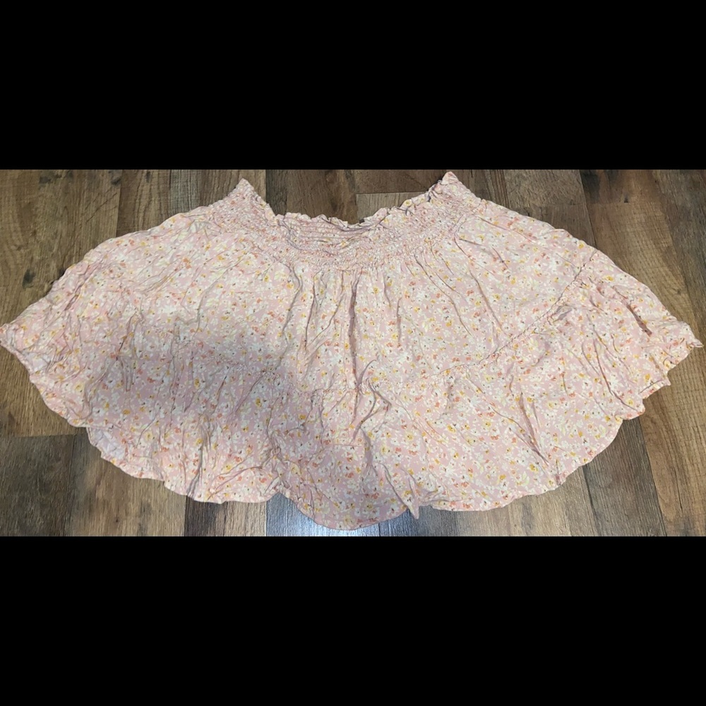pink mini skirt, the brand is wild fable, and the size is XXL